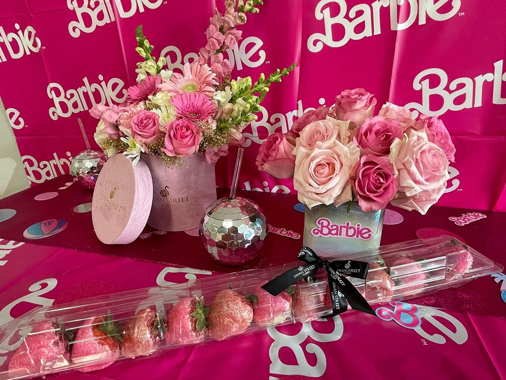 Florists Get in on Barbie Hype